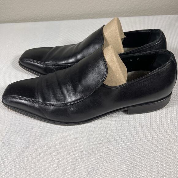 Dolce & Gabbana Men’s Black Leather Slip On Loafers Size 9. - Picture 4 of 16